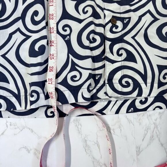 Quiksilver Men's Size XL Wave Spiral Aloha Short Sleeve Shirt Top Whimsical - Picture 14 of 15